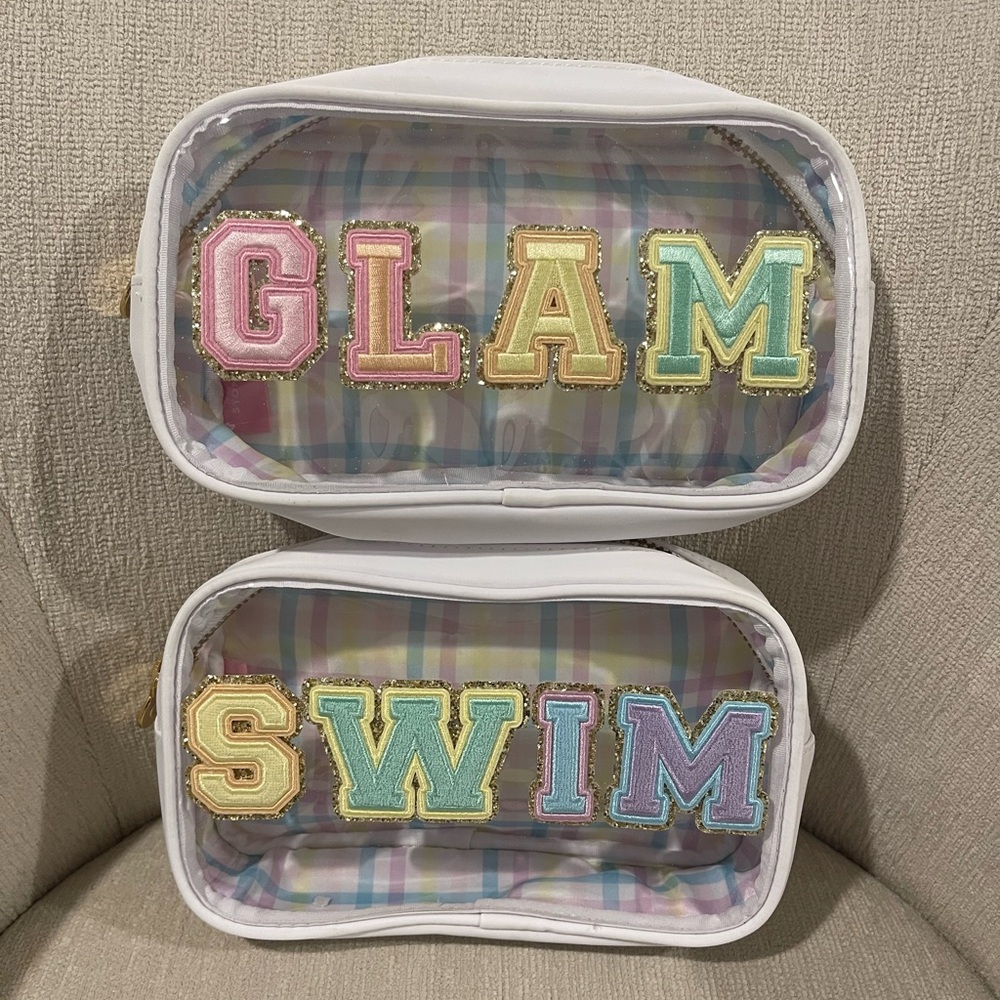 Stoney Clover Lane Toiletry Pouches 9.5 x 6